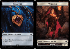 Treasure (0029) // Warrior (0009) Double-Sided Token - Foil